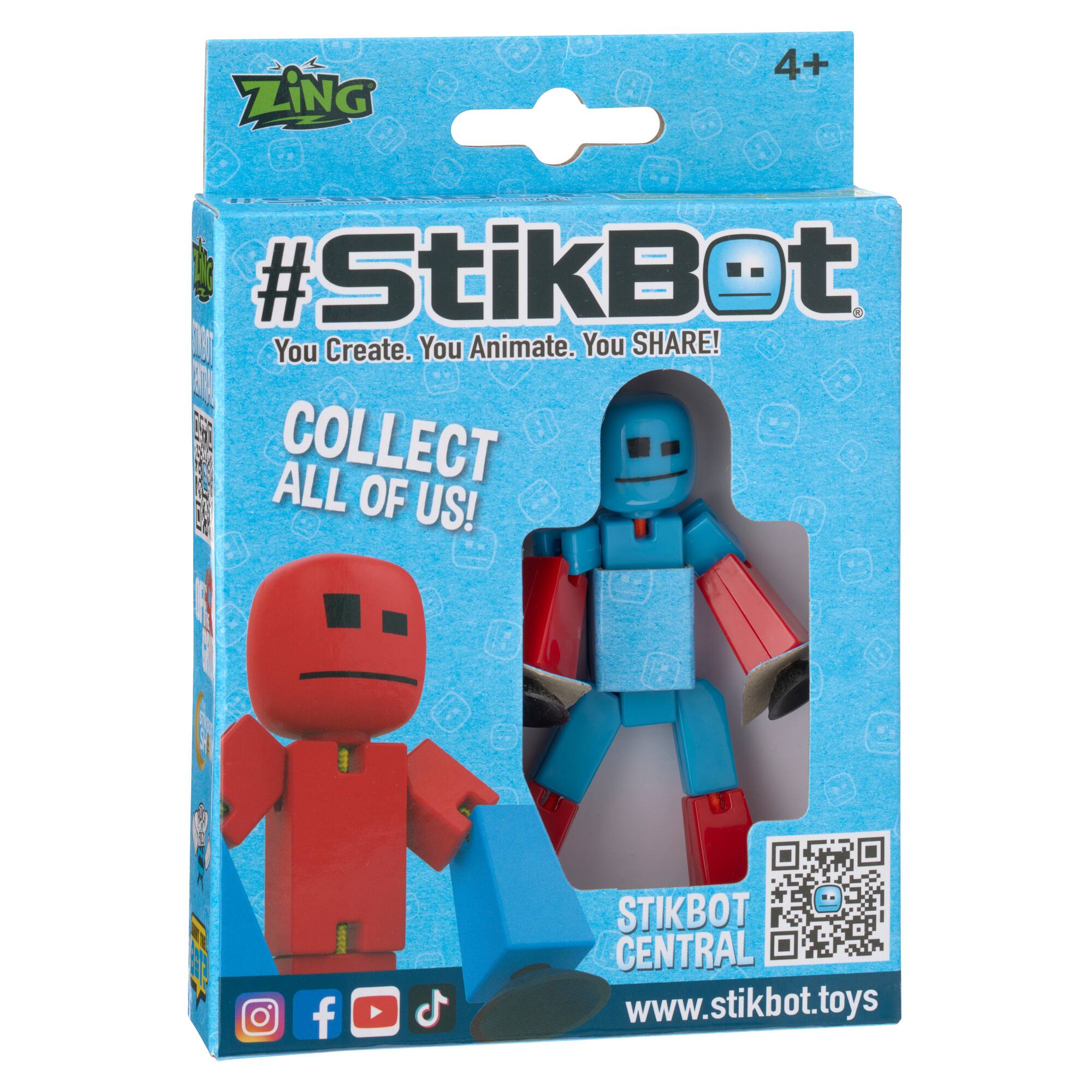 12 Pack: Assorted Zing® StikBot™